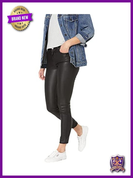 Denim - Mid Rise Skinny Crop Jeans Denim Pants Casual